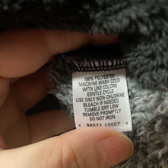 Women Large Sherpa Plush Outdoor Activewear Vest Jacket Zipper Front Pockets - Picture 5 of 7